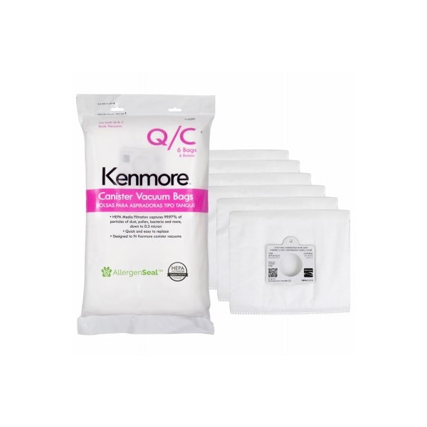 Kenmore 6PK Canister Bags 53292 Zoro